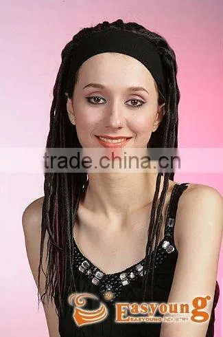 Football Fans Wigs, Dreadlock 3/4 Wigs Hair Pieces photo-3