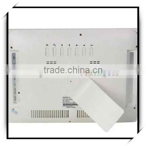 10.4" Wide Screen Ratent LCD Large Size Digital Photo Frame White photo-5