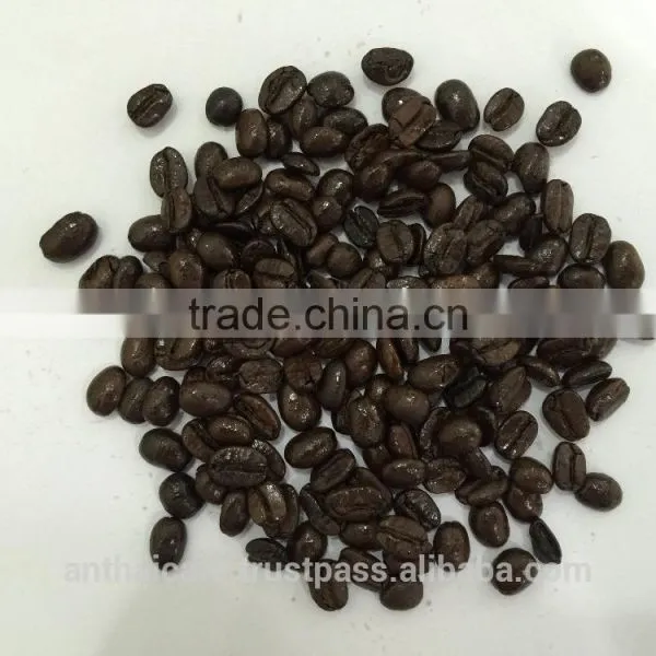Whole Bean Roasted Coffee Arabica Robusta photo-2