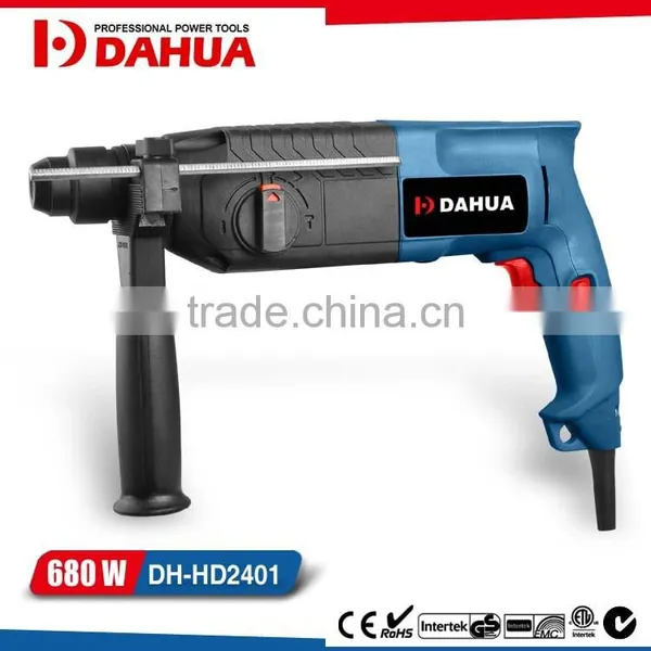 POWE TOOLS HAMMER MACHINE 24MM 680W ROTARY HAMMER HAMMER DIRLL DH-HD2401