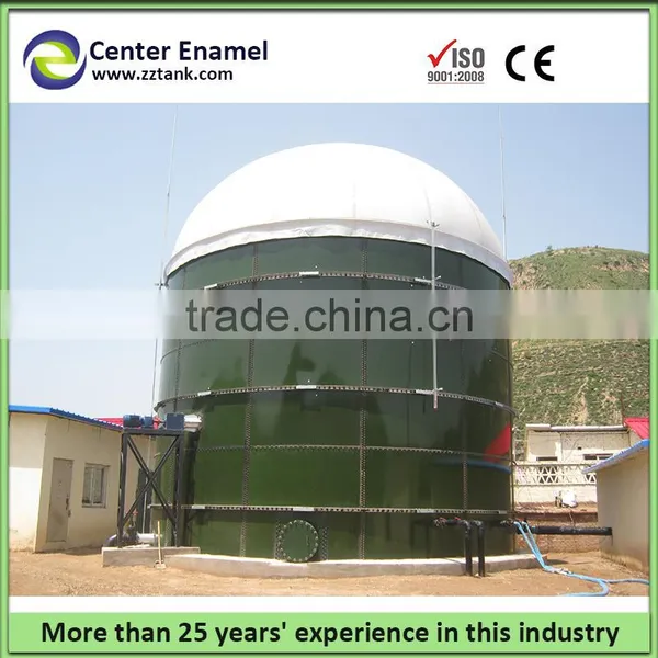Turnkey Biogas Digestion Fermentation Tank With Double Membrane Roof photo-3