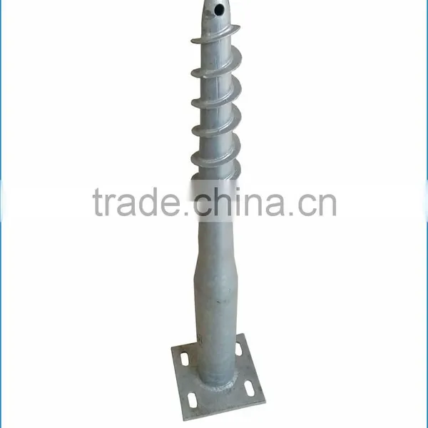 Hot Dip Galvanized Carbon Steel Ground Pile for Fence or Gates photo-3