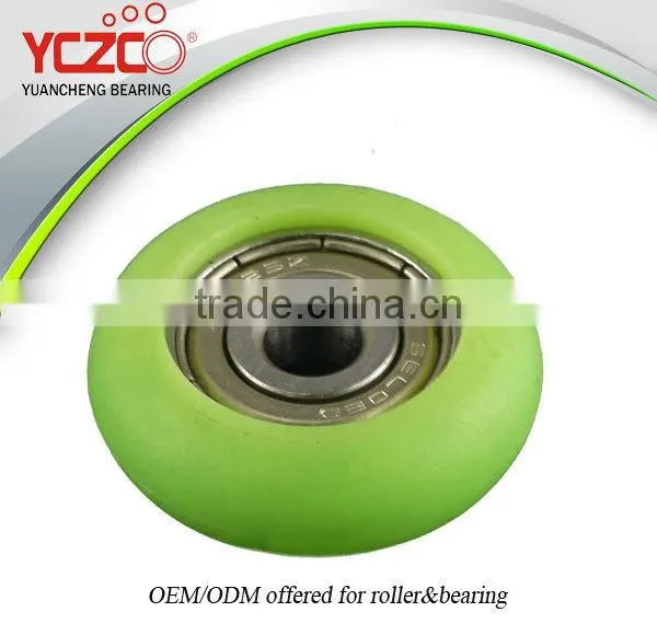 625 Green Polyamide Plastic no Groove Pulley photo-4