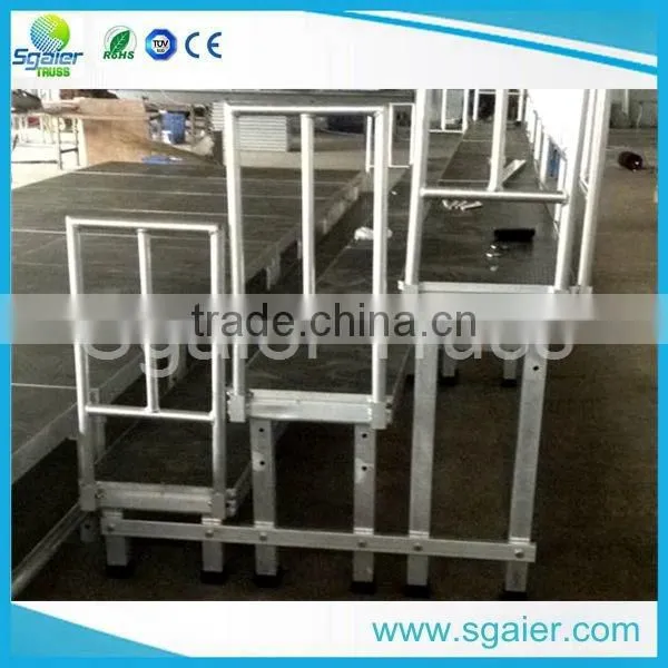 Auminum Folding Choral Riser With Plywood Platforms photo-2