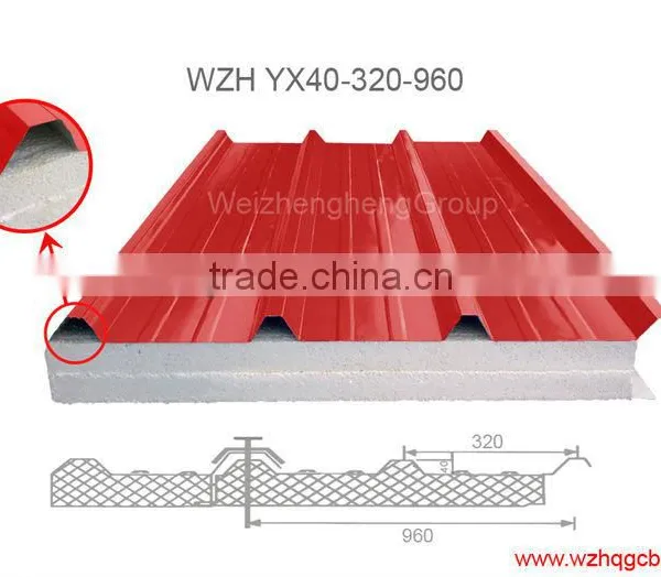 EPS Sandwich Roof Panels(good Supporting, Heat Resistance and Sound Insulation) photo-2