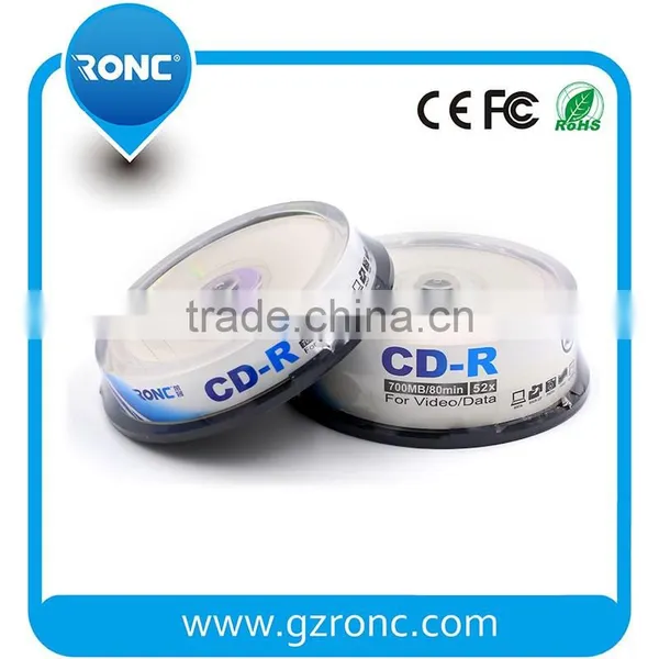 100 Pack 52X CD-R 700MB 80Min White Top (Non-Printable) Data Blank Media Recordable Disc photo-5