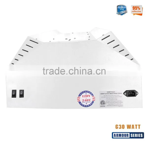 On Sale 10% Off Highly Reflective Aluminum 630w CMH Grow Light Fixture photo-2