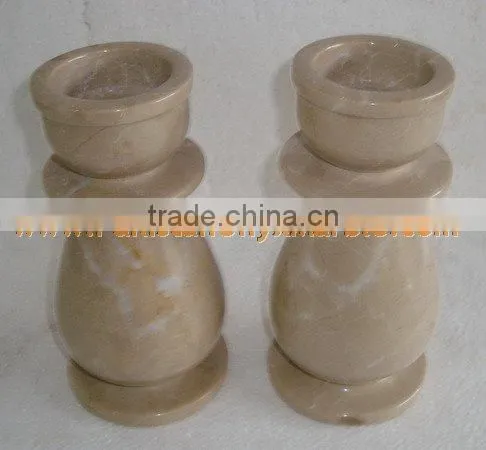 UNIQUE MARBLE CANDLE HOLDERS STANDS photo-4