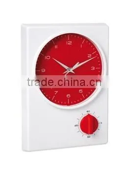 Ordinary Cheap Plastic Table Clock With Timer photo-3