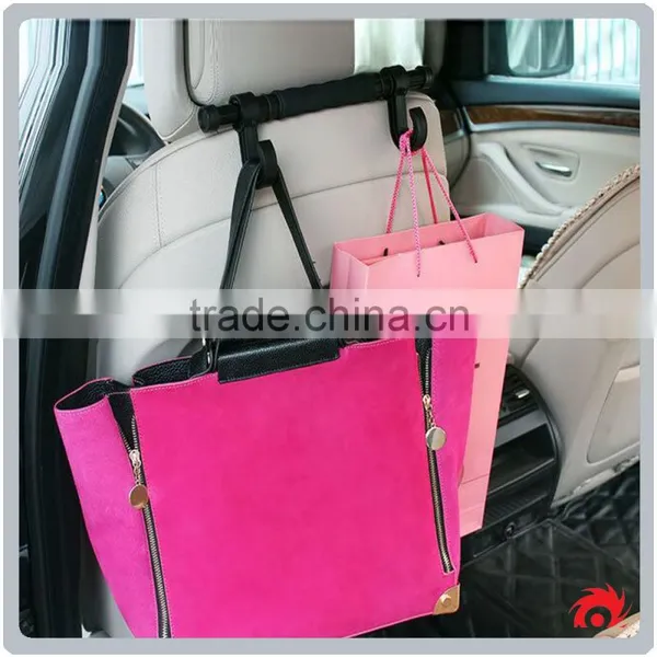 Multifunctional Plastic Folding Hanging Hook Car Back Seat Hanger photo-2