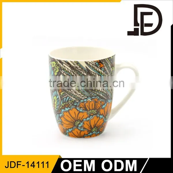 Drinkware 12oz Ceramic White Mug, Custom Coffee Mug photo-4