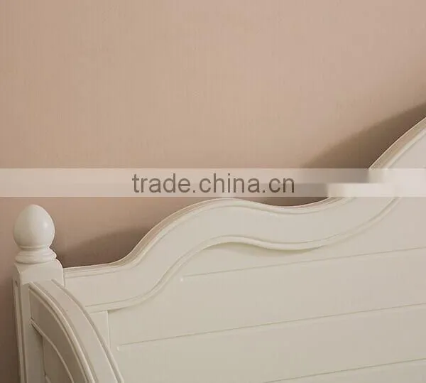 Antique French Style Princess Snow White Pure White Solid Carving Daybed With Two Big Drawers BF11-02274b photo-5