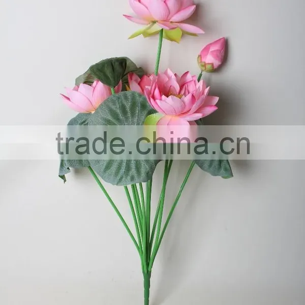 Natural Lotus Artificial Decorative Lotus Flowers China Manufacturer photo-2