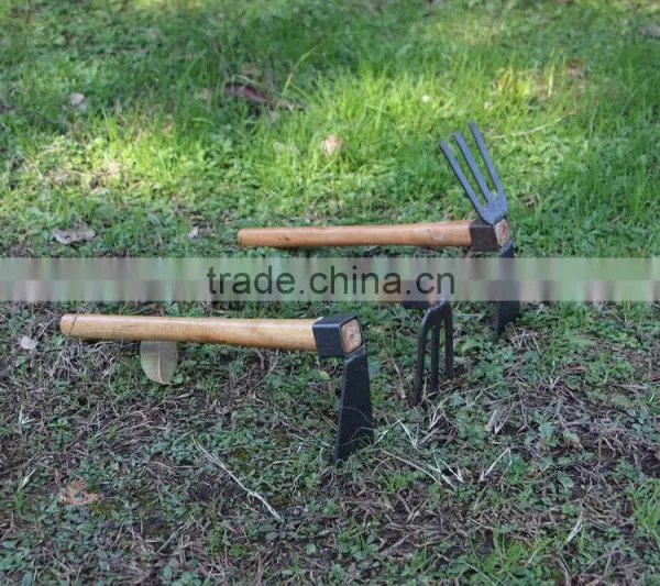 Mini Wood Handle Garden Hoe photo-3