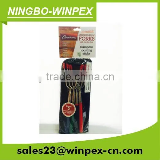 Extendable BBQ Fork Plastic and Stainless Camping Fork Extends to 86cm photo-2