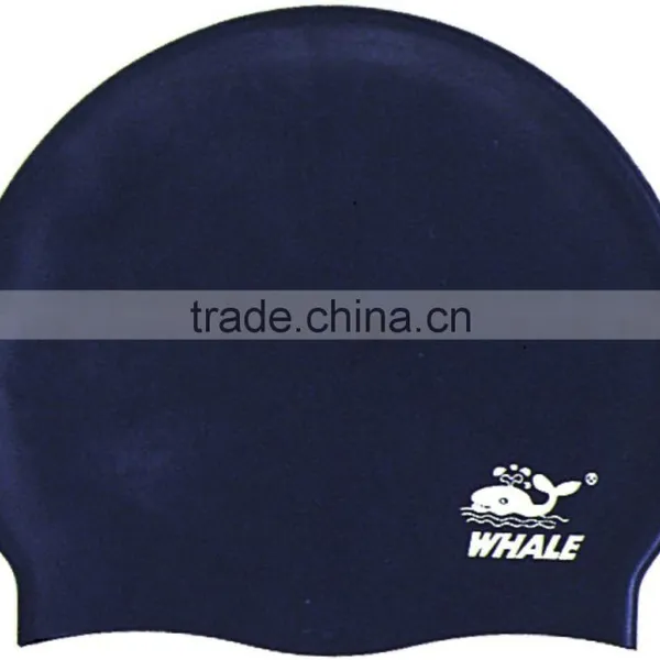 High Quality Yellow Water Proof Swimming Caps and Customized Silicone Swim Cap(CAP-112) photo-3