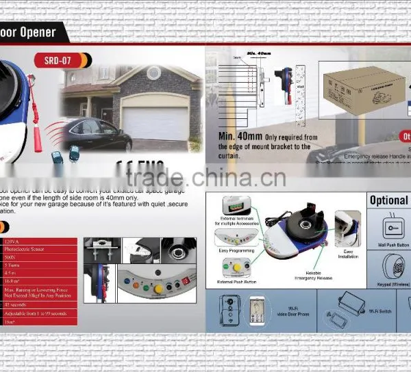 2017 Australian Style Roller Up Door Opener For Garage Door Opening photo-4