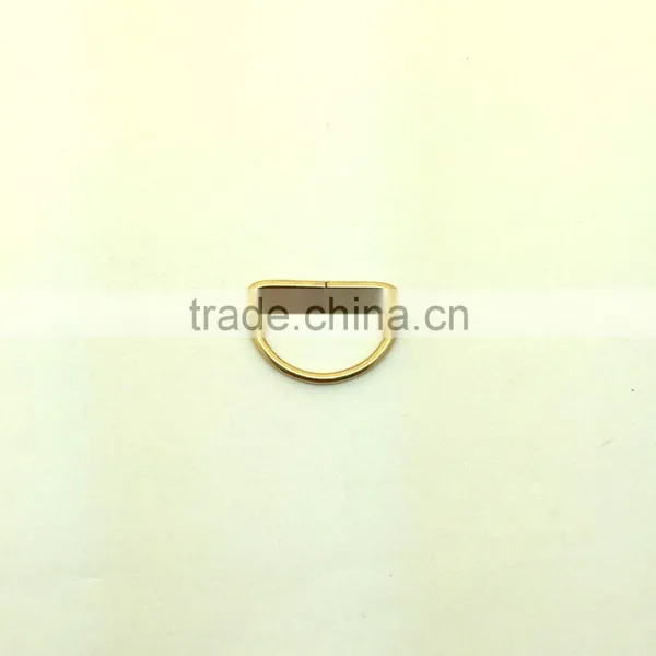 Steel Rings / Brass Finish Metal D Ring / Metal Hardware Ring photo-3