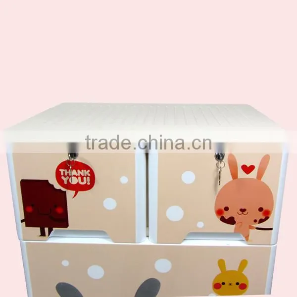5 Layers Baby Plastic Cabinet photo-3