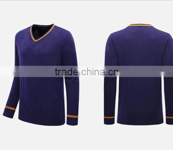 2015 Men's Wool Sweater,men Woolen Sweater Design,men's Fancy Sweater,latest Sweater Designs for Men photo-2