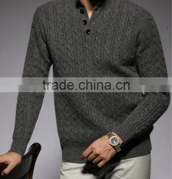 2013 Manufacturers Mature Men Cashmere Pullover