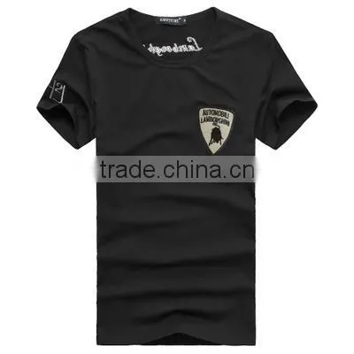 Manufactory Custom Logo Embroidered T Shirt, 100% Coton Fabric photo-2