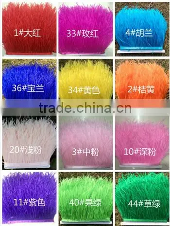 Wholesale Manufacturers Selling Mixed Color Decotation Ostrich Feather photo-3