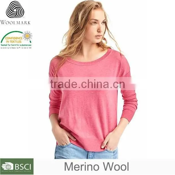 Women Sweater Wholesale Cotton V-neck Sweater photo-5