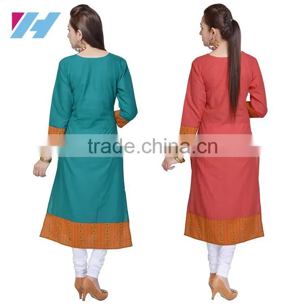 Fashion Indian Apparel Wholesale Fancy Cotton Kurti photo-2