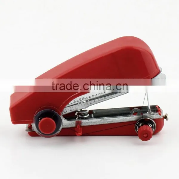 1pcs Brand New Useful Portable Needlework Cordless Mini Hand-Held Clothes Fabrics Sewing Machine photo-3