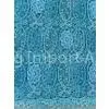 Dark Blue Swiss Chemical Lace Fabric Hand Cut For Bride Dresses