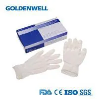 Medical Latex Examination Gloves Without Powder