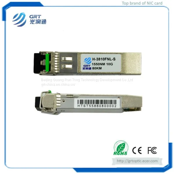 H-3810FNL-S 10G 80 км 1550 нм SFP+ коммерческий оптический трамсивер