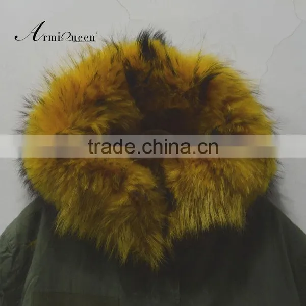 Italy Style New Desgin Long Winter Warm Fur Jacket Hood Coats Outwear Faux Fur Lined Parka photo-3