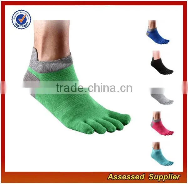 Wholesale Best Quality Custom Compression Sport Split Toe Running Ankle Socks JH59 photo-1