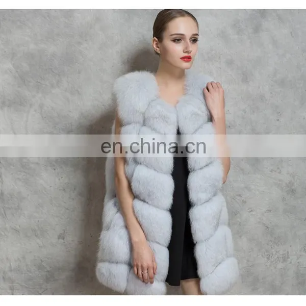 Latest Design Faux Mink Coat Fox Fur Coat Woman photo-3
