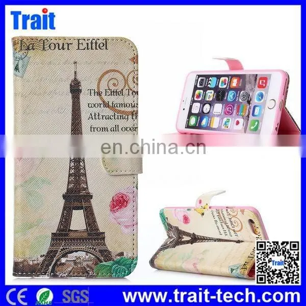 Smile English Letters Cross Texture Wallet Style Flip Case Cover Flip for IPhone 6 Plus 5.5 Inch photo-3