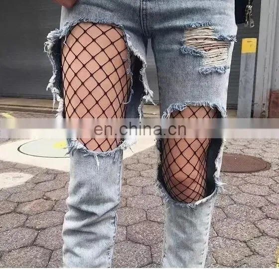 2017 Big Hot Style in South Korea Medium Element Mesh Socks Nets Eye Grid Tights Fishnet Stockings photo-4