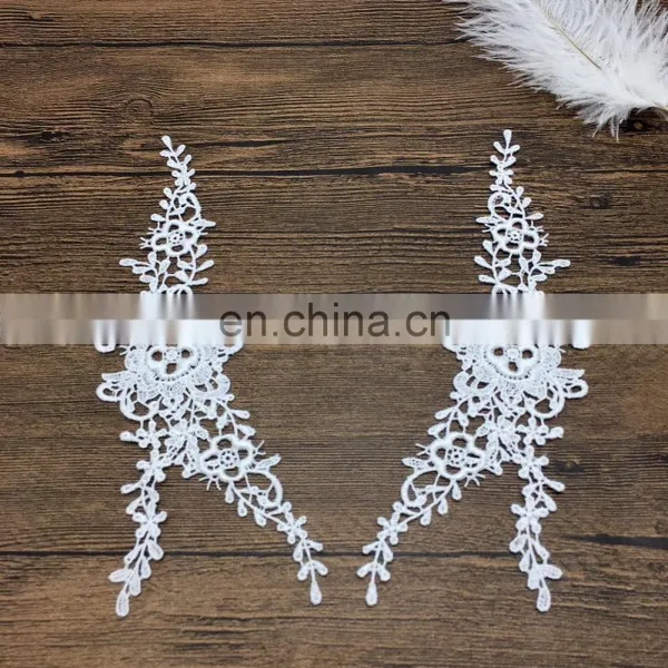 8.5cm OLN 15150 Blouse China Embroidery Neck Lace Collar Patch photo-2