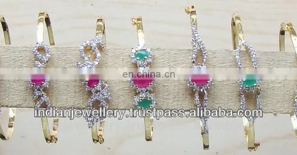 CZ Bracelet Jewelry Manufacturer, Cubic Zirconia Bracelets Jewellery Exporter photo-3