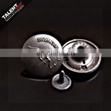 Custom Casting Brand Logo Alloy Rivet Buttons for Jeans photo-6