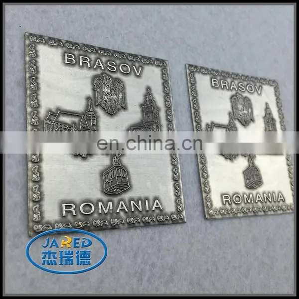 3M Adhesive Square Shape Metal Crafts Aluminum Wine Label photo-2
