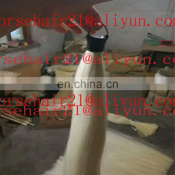 Natural Tapered Bottom ( Single Drawn ) Horse Tail Extensions for Sale photo-5