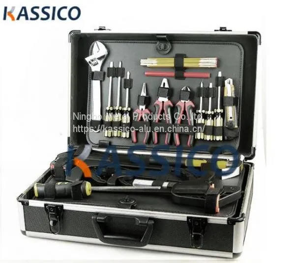 Customized Black Aluminum Tool Carrying Cases