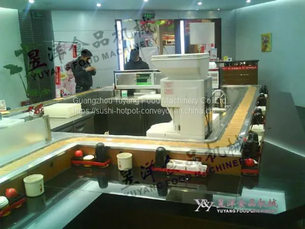 Smart Food Delivery System Rotary Catering Conveyor Belt photo-2