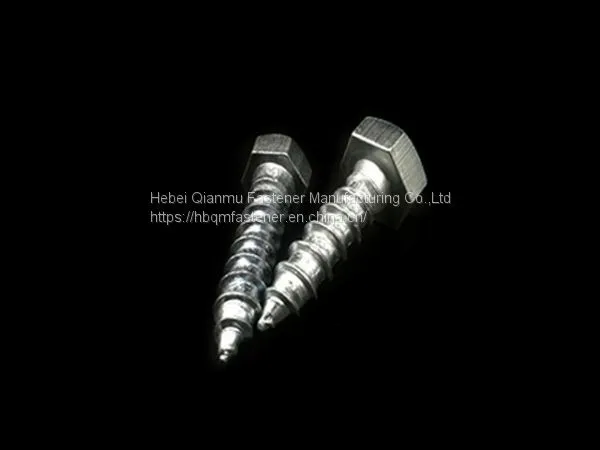 Handan Manufacturer High Quality HDG Hexagonal Head Wood Screw Tree Screw photo-5