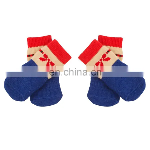 Wholesale Factory Manufacturer Christmas Anti Slip Pet Dog Cat Socks photo-6