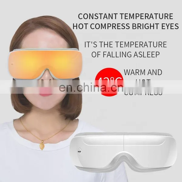 Acupuncture Wireless Sonic Eye Mask Massager Heated Device Vibration Eye Care Massage photo-4