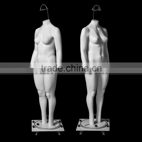 GH24 Female Fiberglass Mannequins Plus-size Women Ghost Mannequin Fat Model photo-5