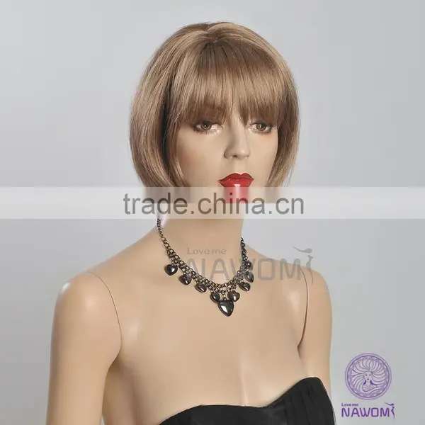 Japan's Hair Woman Short Straight Brown Synthetic Wig 2301 photo-5